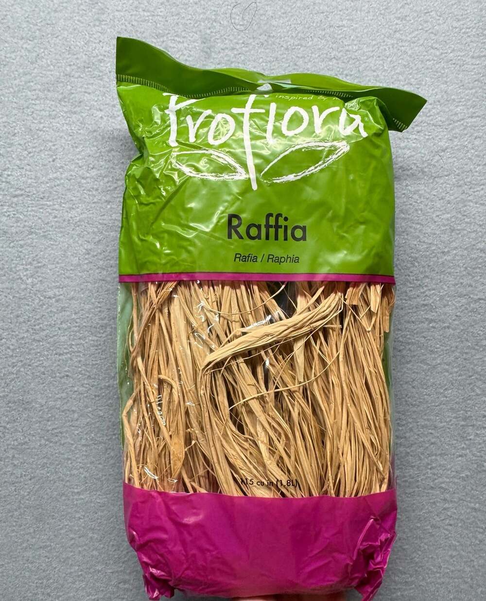 Proflora Natural Raffia Craft And Floral Project Bag New